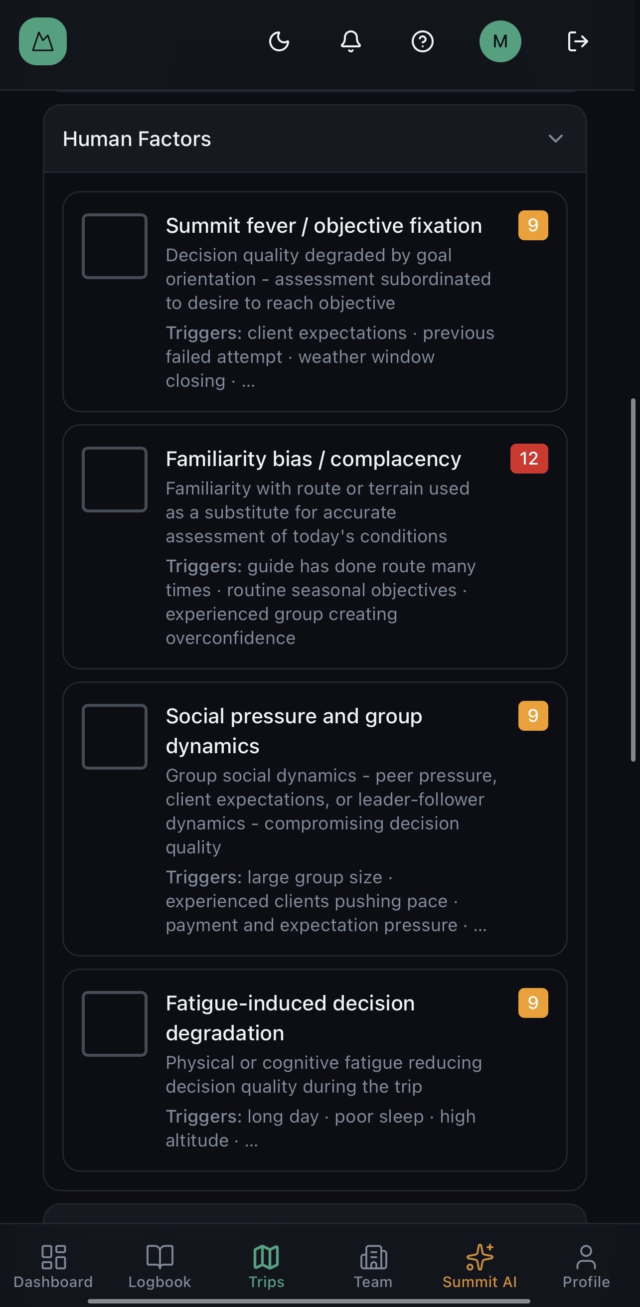 Emergency response in Ascents